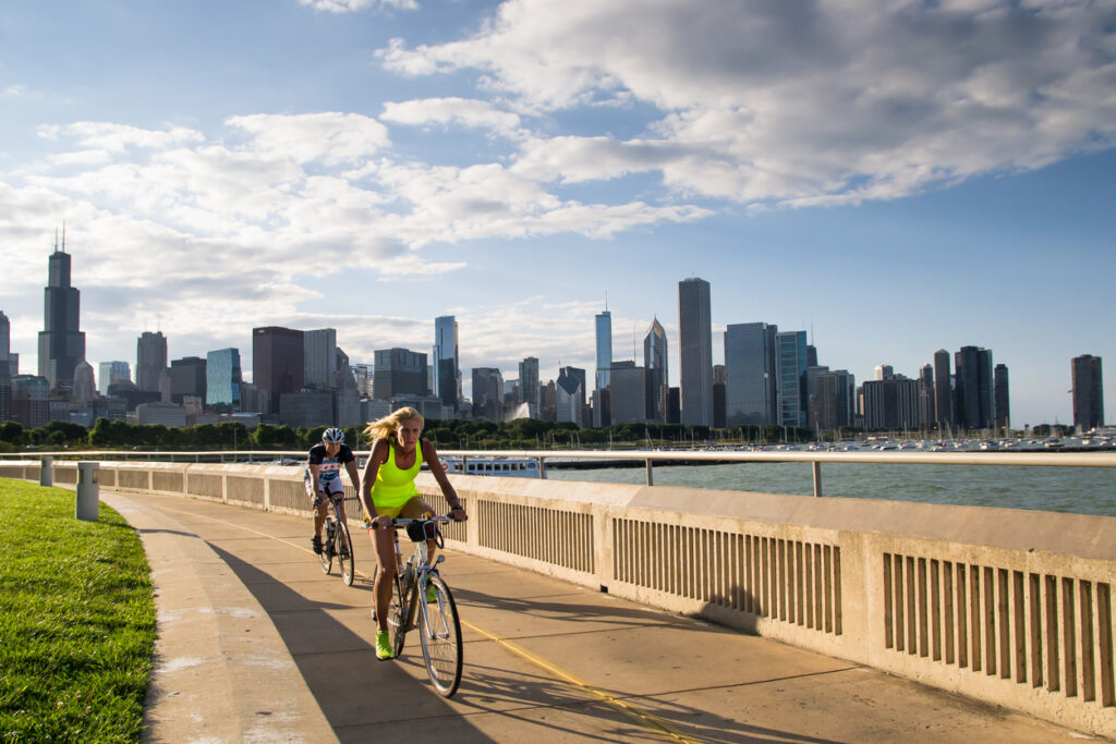 rowerzyści w chicago