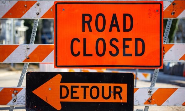 road closed