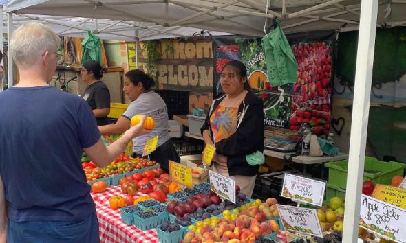 Glenwood Sunday Market targ na świeżym powietrzu chicago