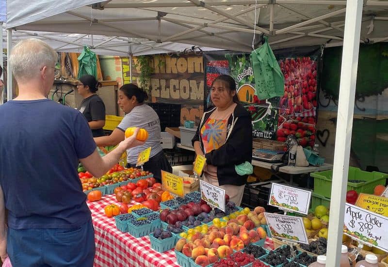 Glenwood Sunday Market targ na świeżym powietrzu chicago