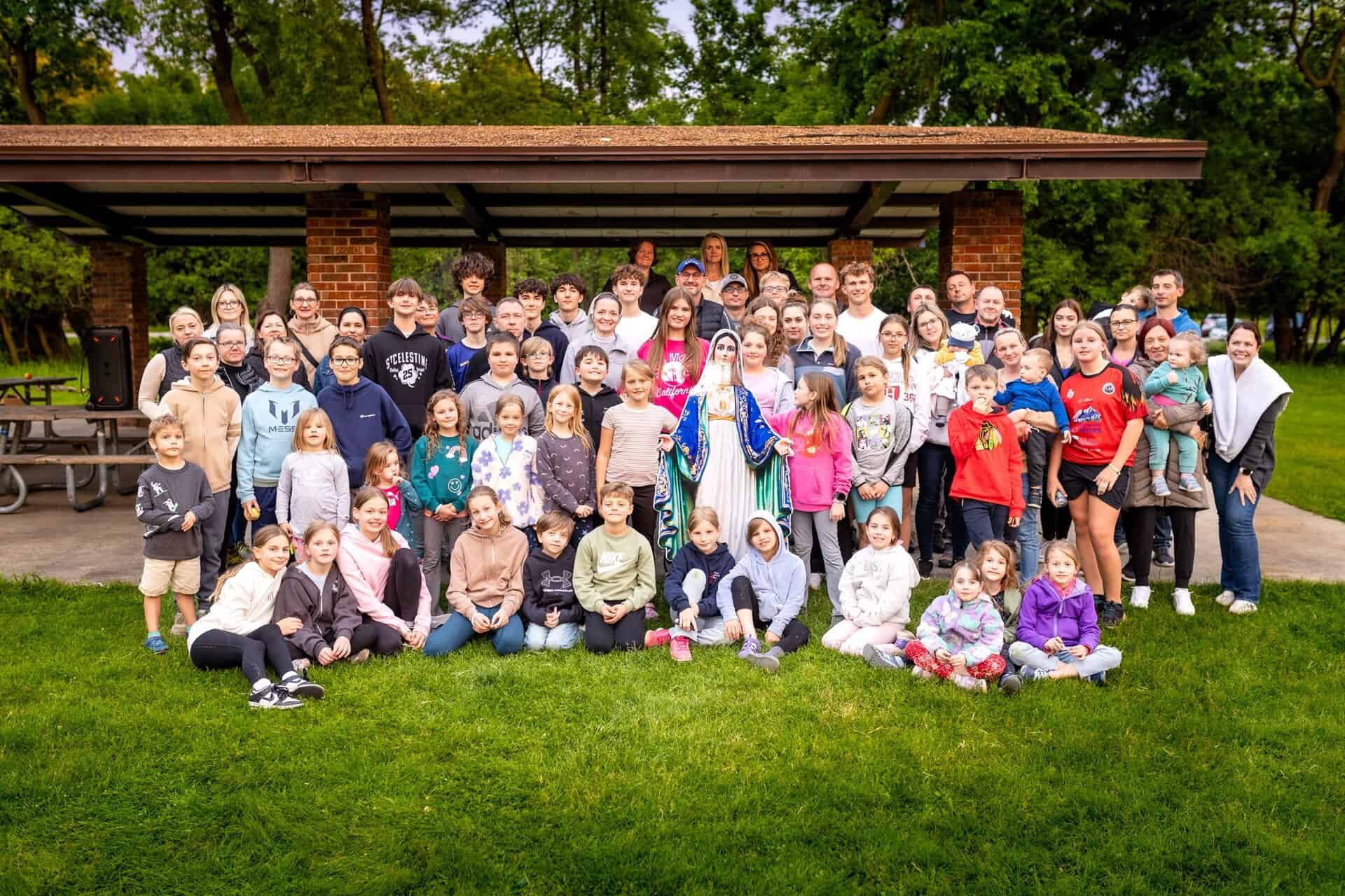 Zakończenie Nabożeństw Majowych w Schiller Woods