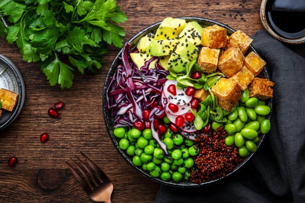zdrowa dieta vegańskie jedzenie