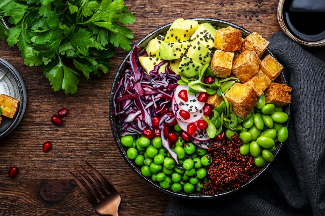 zdrowa dieta vegańskie jedzenie