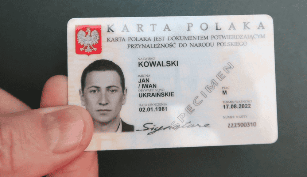 karta polaka dokument