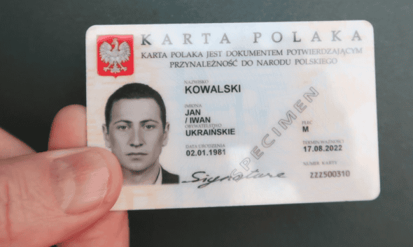 karta polaka dokument
