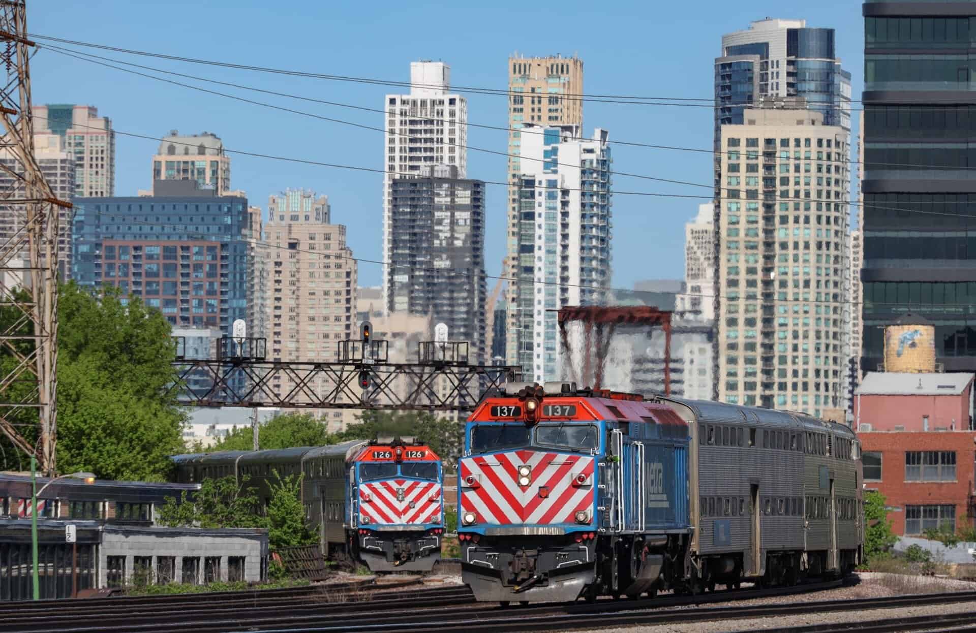 pociągi metra w chicago