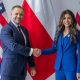 Karol nawrocki i Kristi noem na cpac w rzeszowie