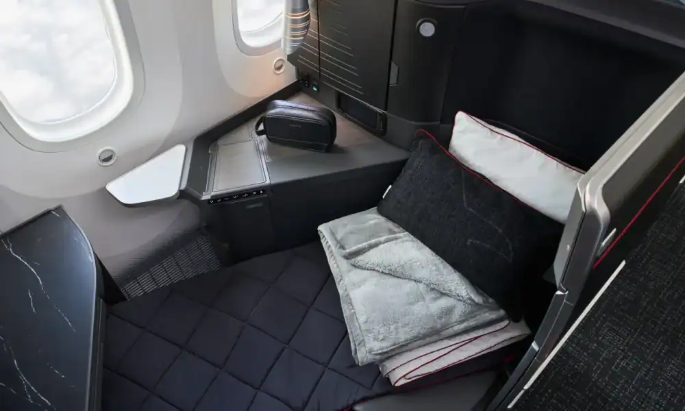 luksusowy samolot american airlines
