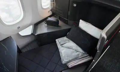 luksusowy samolot american airlines