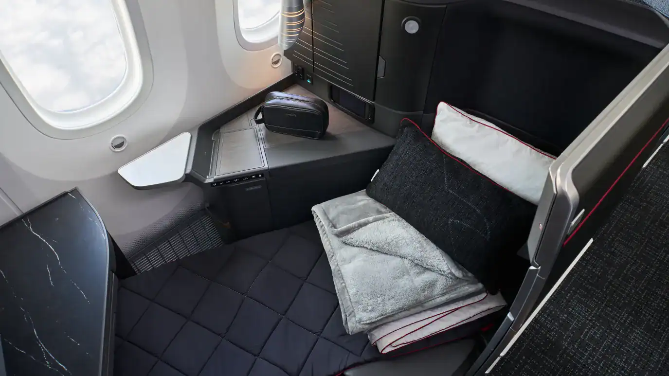 luksusowy samolot american airlines