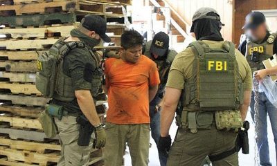 agenci ice aresztują nielegalnego imigranta