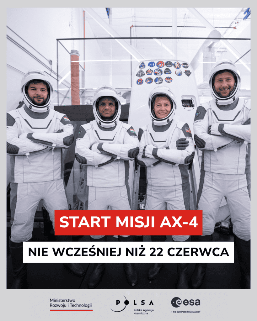 axiom 4 polski astronauta sławosz uznański
