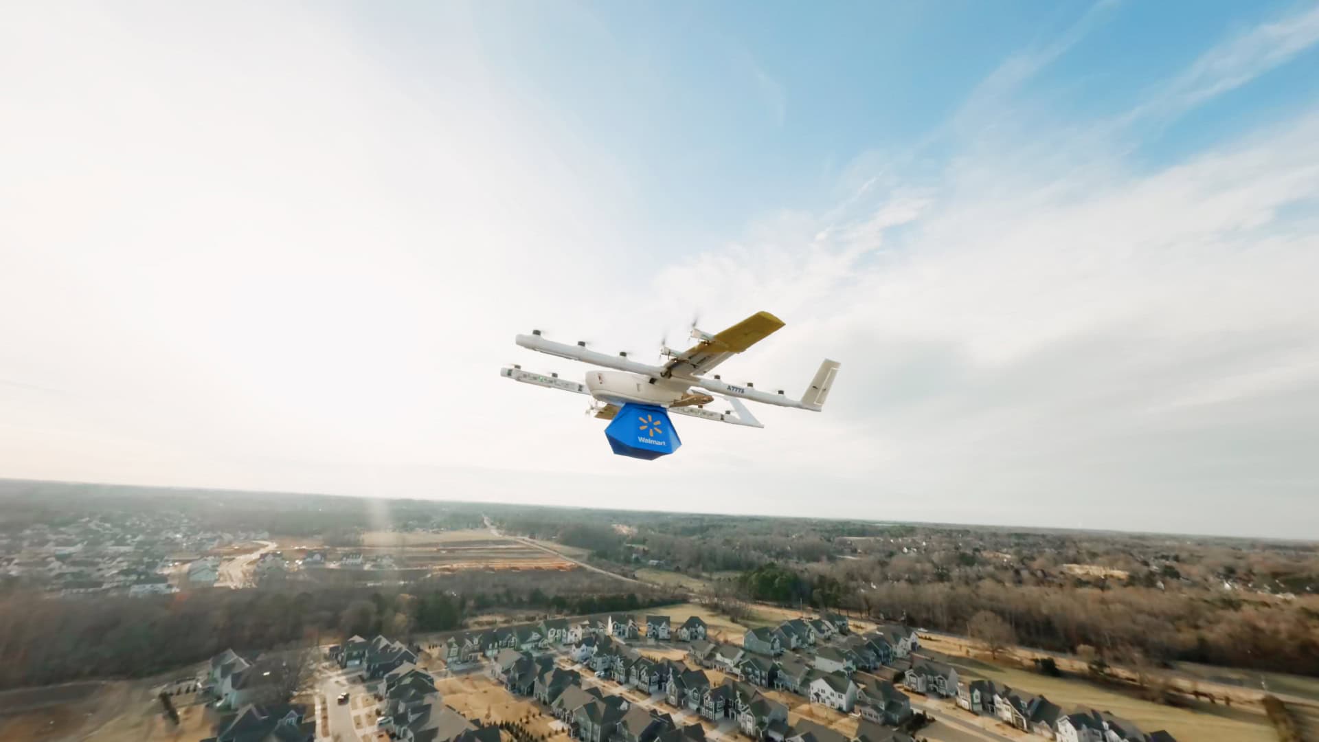 walmart-dostawa zakupów dronem