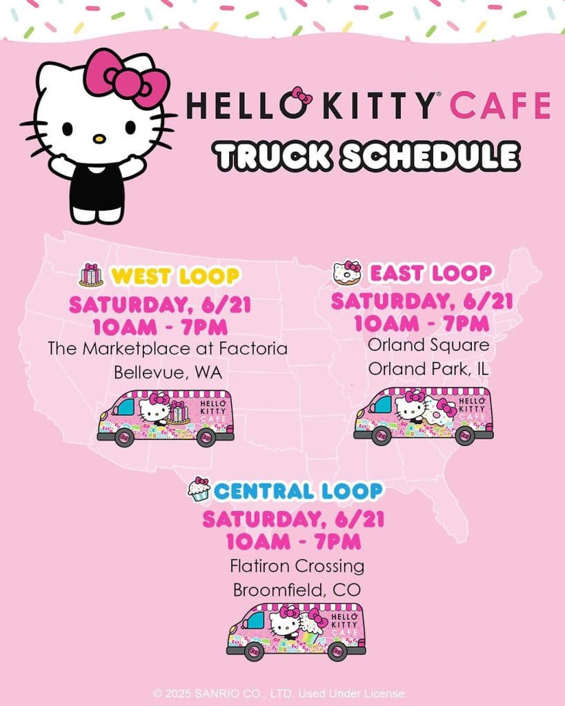 hello kitty cafe truck