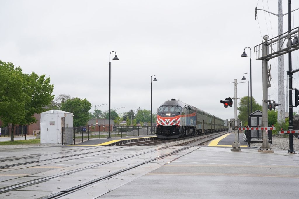 pociąg metra chicago
