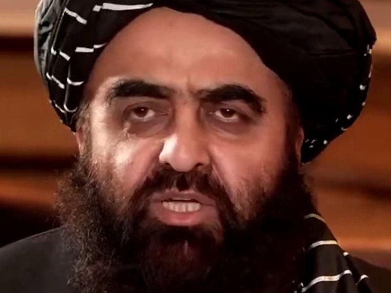 Talibski minister spraw zagranicznych Amir Khan Muttaqi