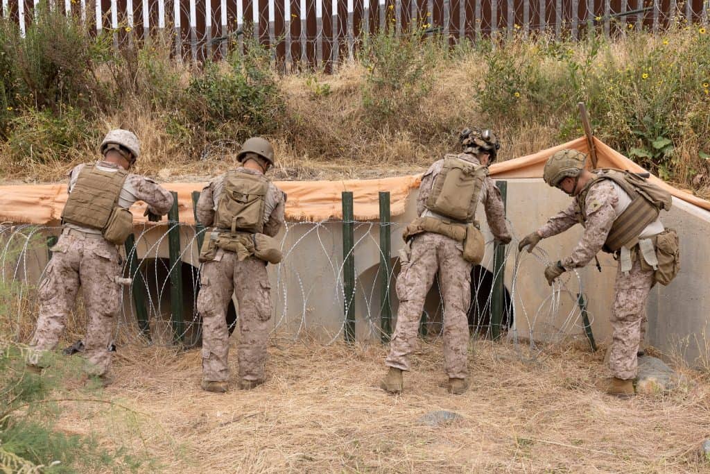 marines na południowej granicy