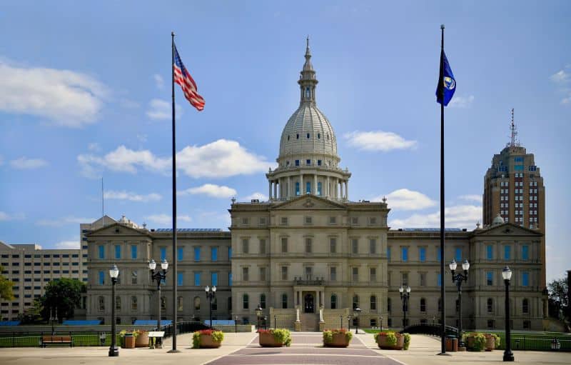 Michigan Capitol w lansing