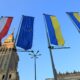 flaga ukraińska w warszawie