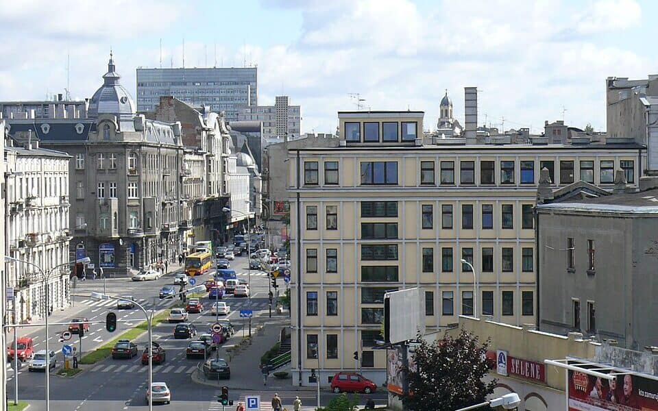 Ulica Andrzeja Struga Łódź