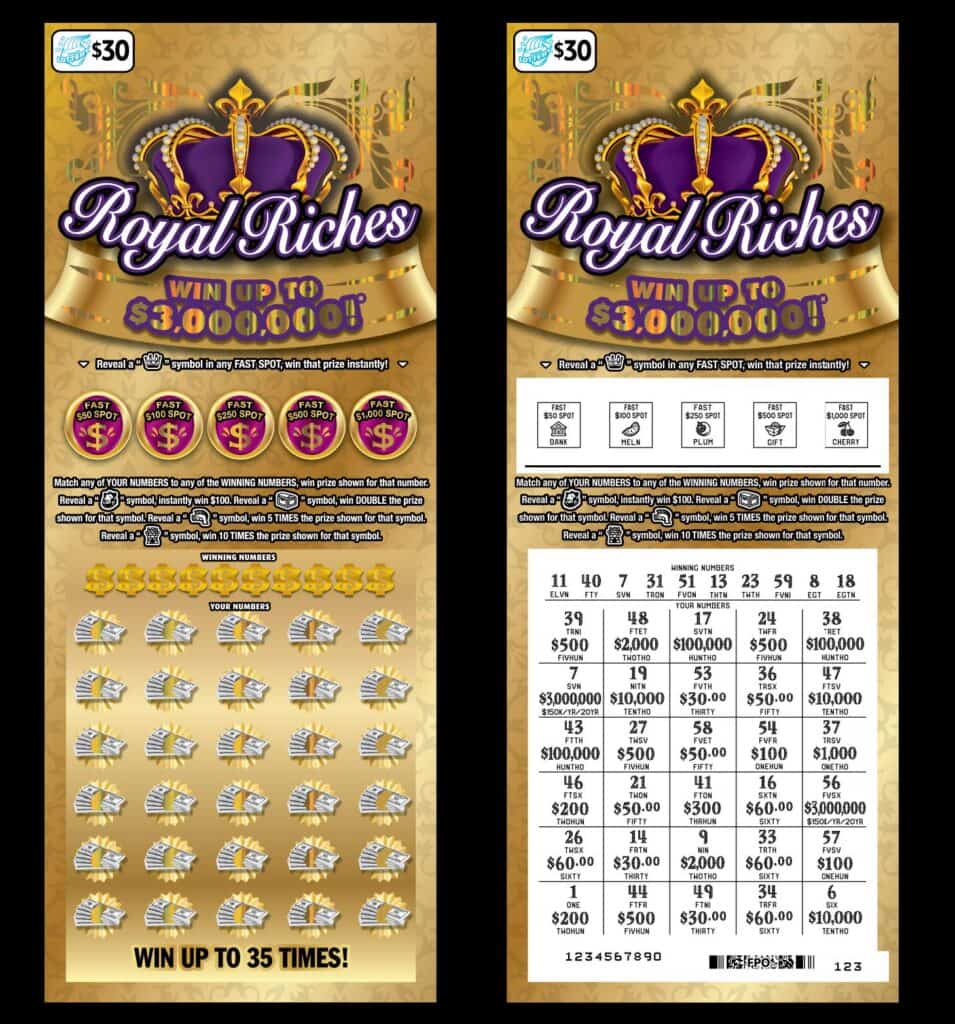 zdrapka royal riches