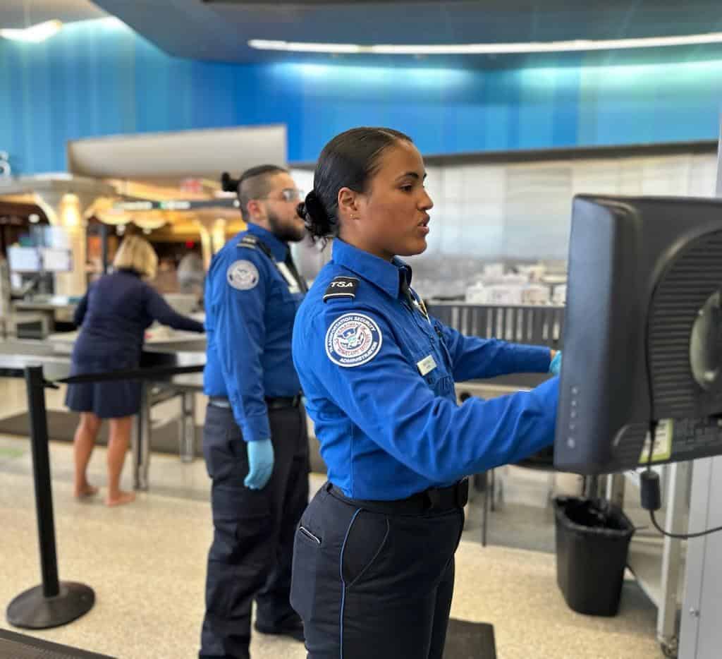 Kontrola TSA na lotnisku