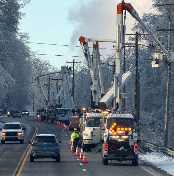 Nashville Electric Service zima