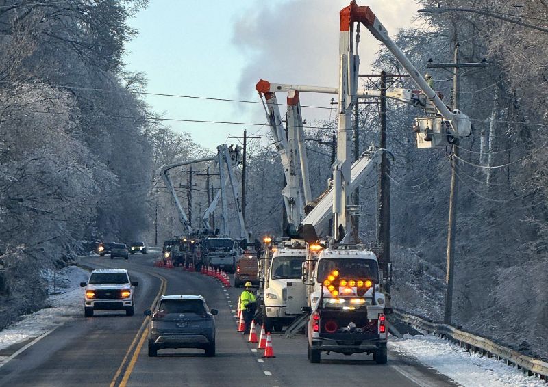 Nashville Electric Service zima
