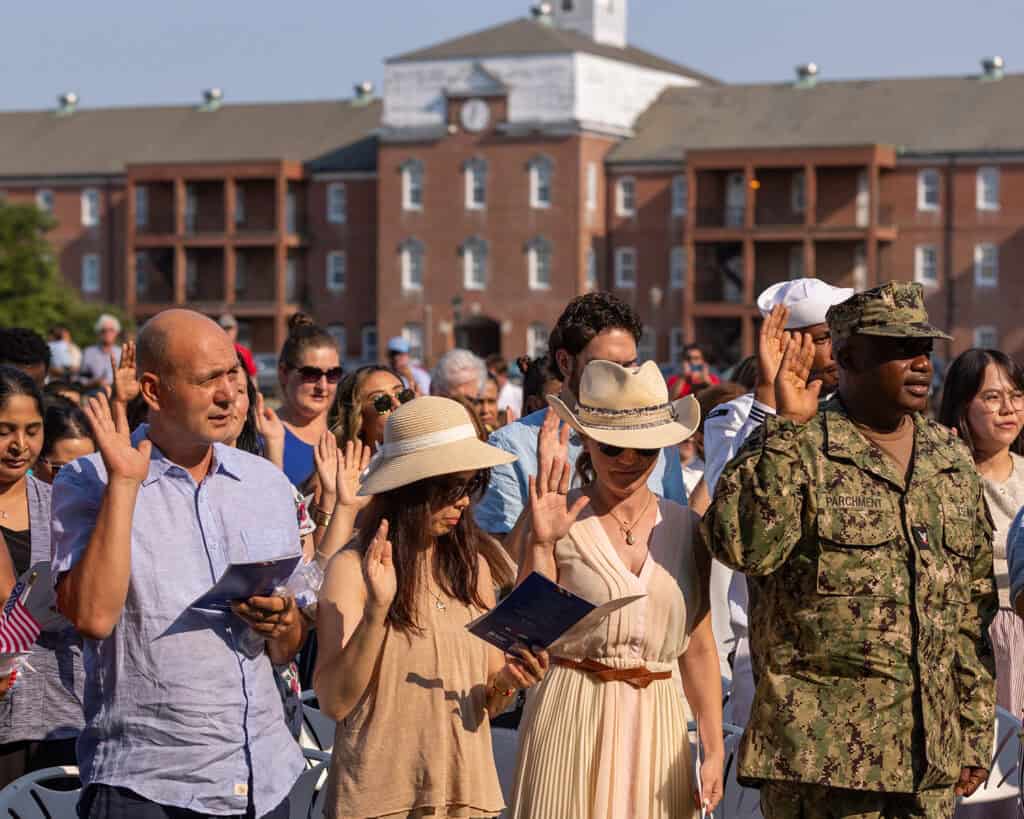 przysięga, obywatelstwo USA