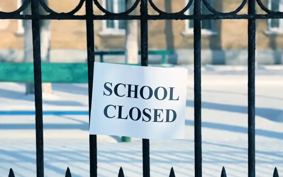 school closed