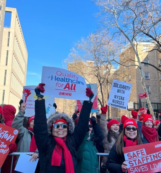 strajk pielęgniarek w nowym jorku