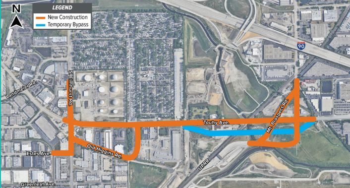 touhy-avenue przebudowa