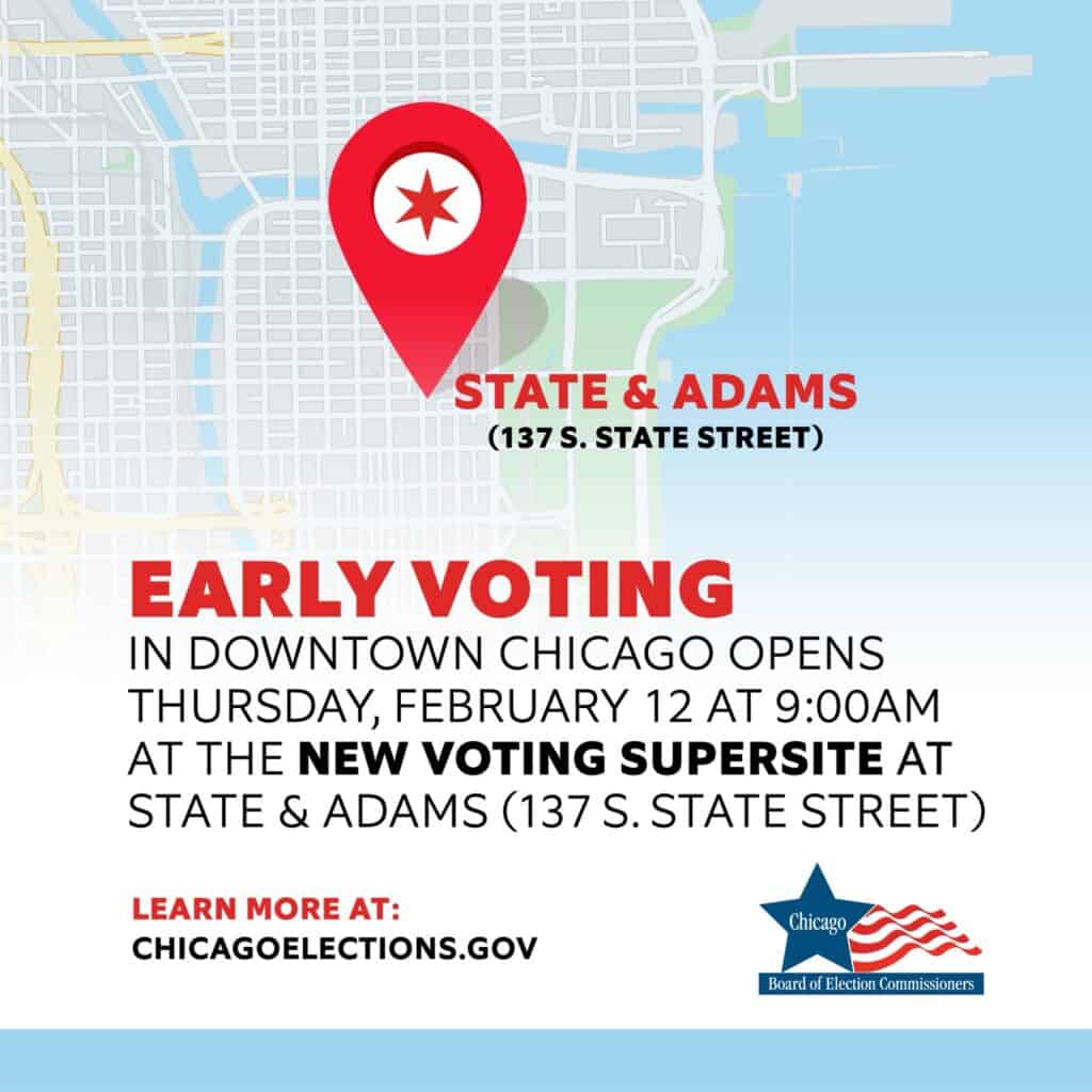 Chicago Board of Election Commissioners wczesne głosowanie