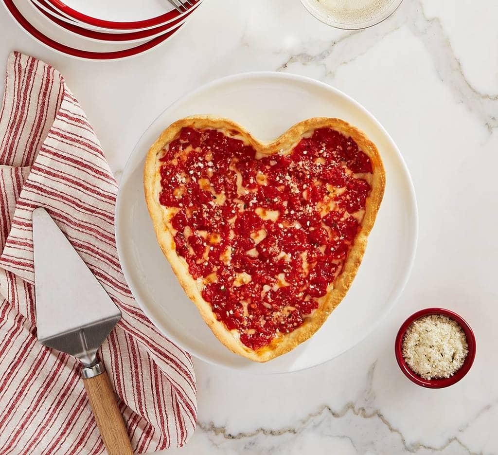 Lou Malnati’s pizza w kształcie serca