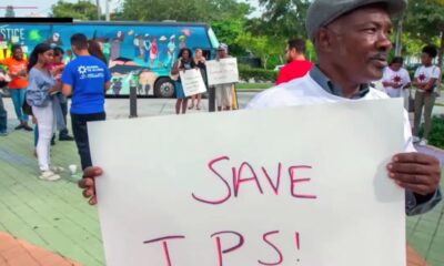 imigranci z haiti, demonstracja