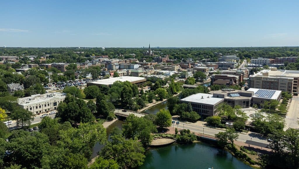 Naperville w powiecie Kane