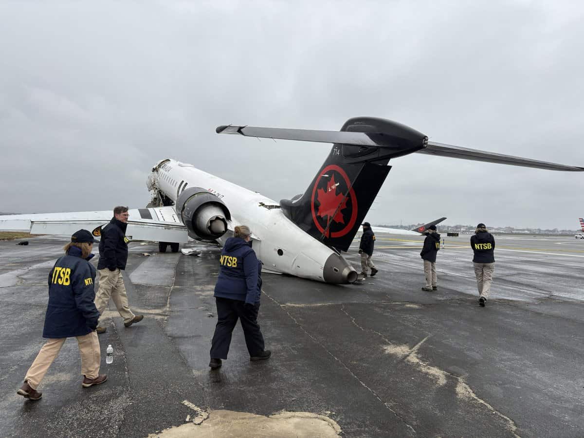 kolizja samolotu na lotnisku LaGuardia