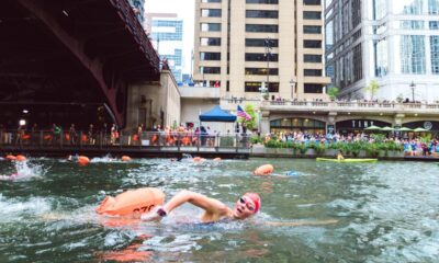 Chicago river swim