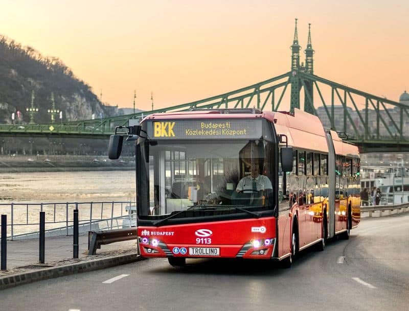 autobus solaris w Budapeszcie