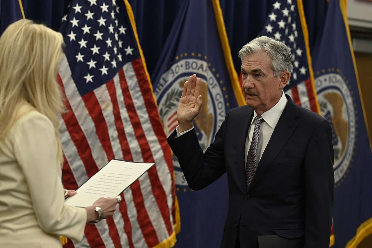 jerome powell zaprzysiężenie 2022