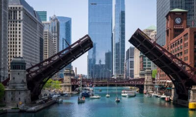 Podnoszenie mostów na rzece chicago