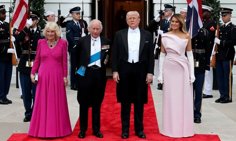 King Charles III Queen Elizabeth w USA