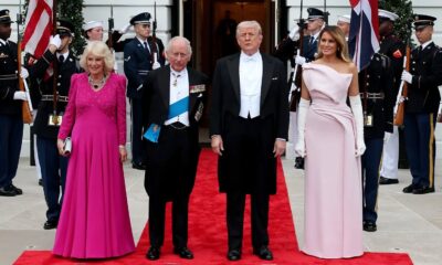 King Charles III Queen Elizabeth w USA