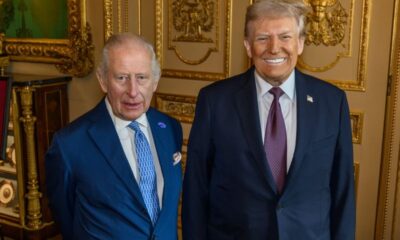 Donald trump i król karolIII