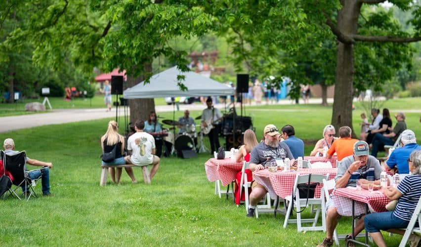 "Blues, Brews, and BBQ"
