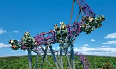 Six Flags Great Adventure bakunawa rollercoaster