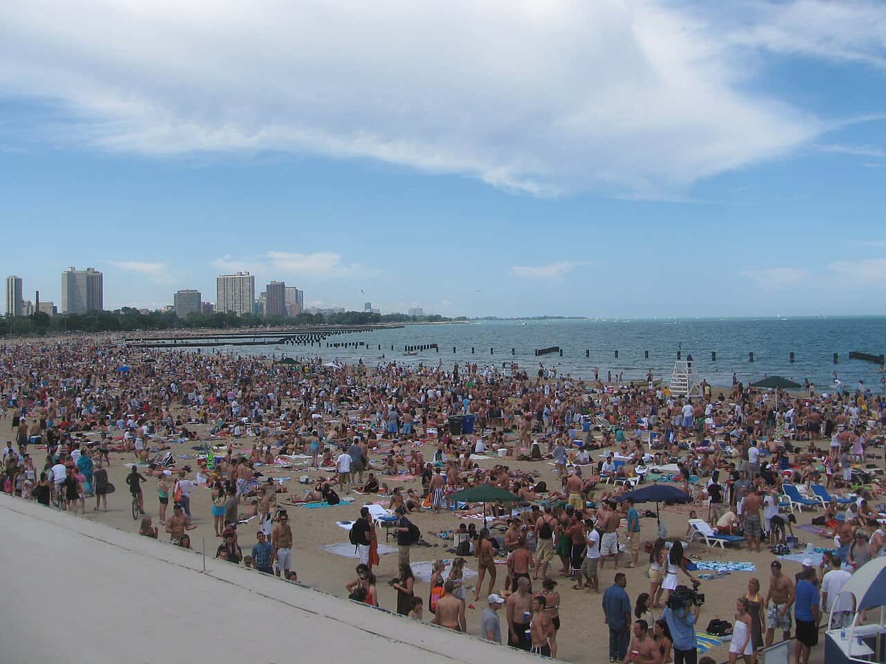 North_Avenue_Beach chicago, lake michigan